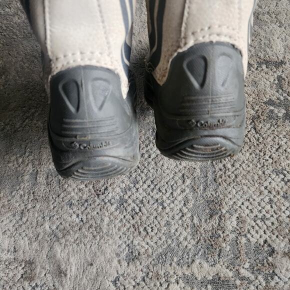 Columbia Kids Size 1 Bugaboot Plus IV Omni Heat Snow Boots Fawn Sky 1790081920 - Picture 7 of 8